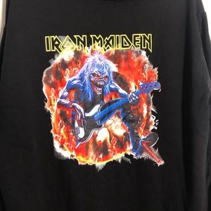 Iron Maiden Front and Back Graphic Hoodie